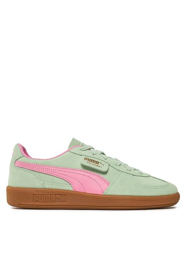 Puma Sneakersy Palermo 396463 02 Zielony. Kolor: zielony. Materiał: skóra