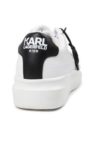 Karl Lagerfeld Kids Sneakersy Z30009 M Biały. Kolor: biały. Materiał: skóra