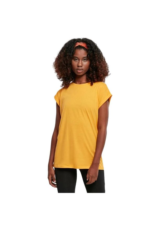 Urban Classics - Koszulka Damska Z Rozszerzonym Ramieniem. Kolor: żółty, pomarańczowy, wielokolorowy. Sport: turystyka piesza