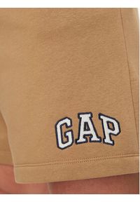 GAP - Gap Szorty sportowe 866764-00 Khaki Regular Fit. Kolor: brązowy. Materiał: bawełna. Styl: sportowy #4