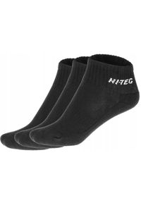 Hi-tec - Skarpetki Do Kostek Unisex Dla Dorosłych Quarro 3pak. Kolor: czarny. Sport: turystyka piesza