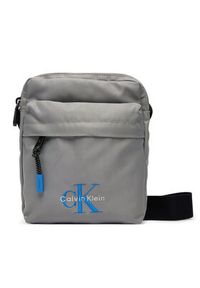 Calvin Klein Saszetka Bold Reporter LV04D3421G Szary. Kolor: szary. Materiał: materiał #4