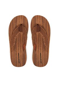 skechers - Skechers Japonki Tantric-Fritz 205098/BRN Brązowy. Kolor: brązowy. Materiał: materiał #1