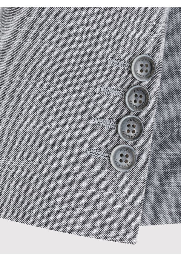 PAKO LORENTE – Lniana szara marynarka męska melanż P24SF-3X-011-S-S - Pako Lorente. Kolor: szary. Materiał: len. Wzór: melanż