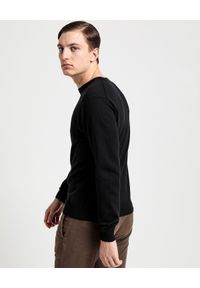 GANT - Czarny sweter z wełną. Kolor: czarny. Materiał: wełna. Długość rękawa: długi rękaw. Długość: długie. Wzór: haft. Styl: klasyczny #7
