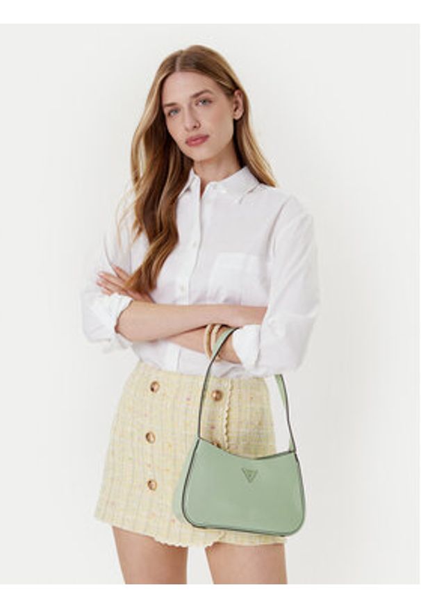 Guess Torebka Arnela HWNY94 96170 Zielony. Kolor: zielony. Materiał: skórzane