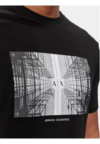 Armani Exchange T-Shirt 3DZTHV ZJBYZ 1200 Czarny Regular Fit. Kolor: czarny. Materiał: bawełna #5