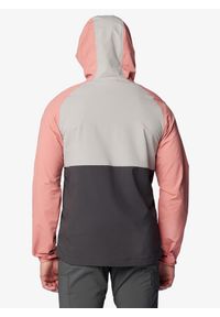 columbia - Kurtka softshell męska Columbia Panther Creek Jacket. Kolor: różowy. Materiał: softshell. Sport: turystyka piesza