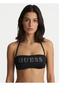 Guess Góra od bikini E6GJ45 KF442 Czarny. Kolor: czarny. Materiał: syntetyk #1