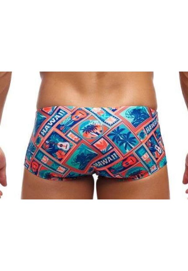 FUNKY TRUNKS - Kąpielówki Funky Trunks Tiki Tango - trunki męskie. Kolor: wielokolorowy