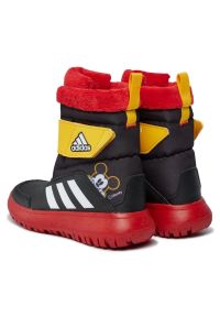 Adidas - Buty adidas Winterplay Disney Mickey Jr IG7189 czarne. Zapięcie: rzepy. Kolor: czarny. Materiał: materiał, guma. Szerokość cholewki: normalna. Wzór: motyw z bajki #5