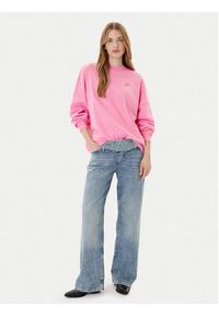 only - ONLY Bluza Stina 15357086 Fioletowy Regular Fit. Kolor: fioletowy. Materiał: bawełna
