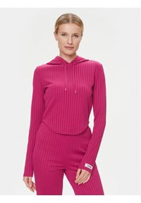 Guess Bluza Anneka V4RQ03 KC2U2 Różowy Regular Fit. Kolor: różowy. Materiał: syntetyk #1
