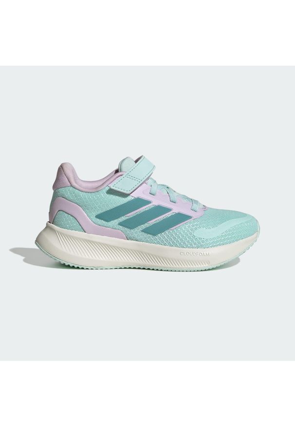 Adidas - Buty Runfalcon 5 Kids. Kolor: zielony, fioletowy, różowy, wielokolorowy. Sport: bieganie