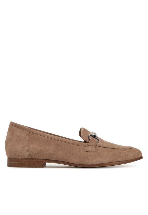 Loafersy Caprice. Kolor: brązowy