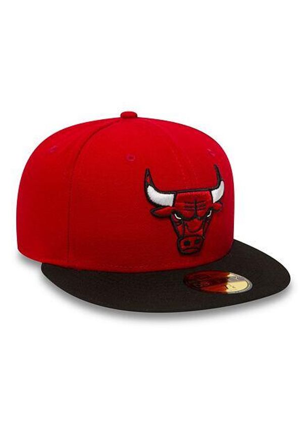 Czapka z daszkiem New Era 59FIFTY NBA Chicago Bulls Fullcap 10861624. Kolor: czerwony