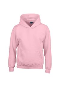 GILDAN - Dziecięca Bluza Unisex Heavy Blend Kaptur. Kolor: różowy