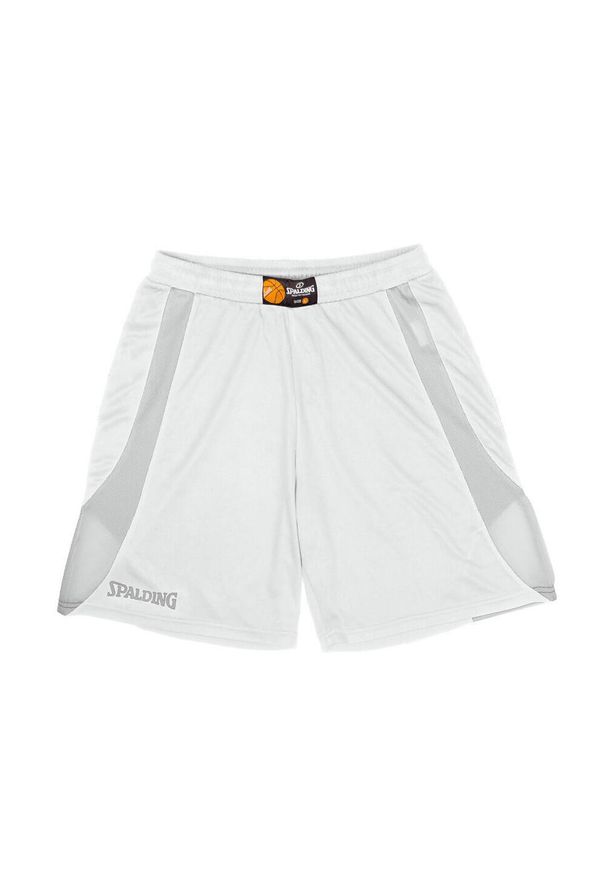 SPALDING - Szorty dla dzieci Spalding Jam. Kolor: biały, szary, wielokolorowy. Styl: sportowy, młodzieżowy. Sport: koszykówka