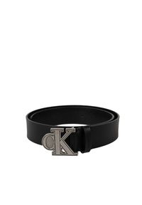 Calvin Klein Jeans Pasek | K50K510468 BDS | Mężczyzna | Czarny. Kolor: czarny. Materiał: skóra. Wzór: aplikacja. Styl: vintage, klasyczny, elegancki, retro #1