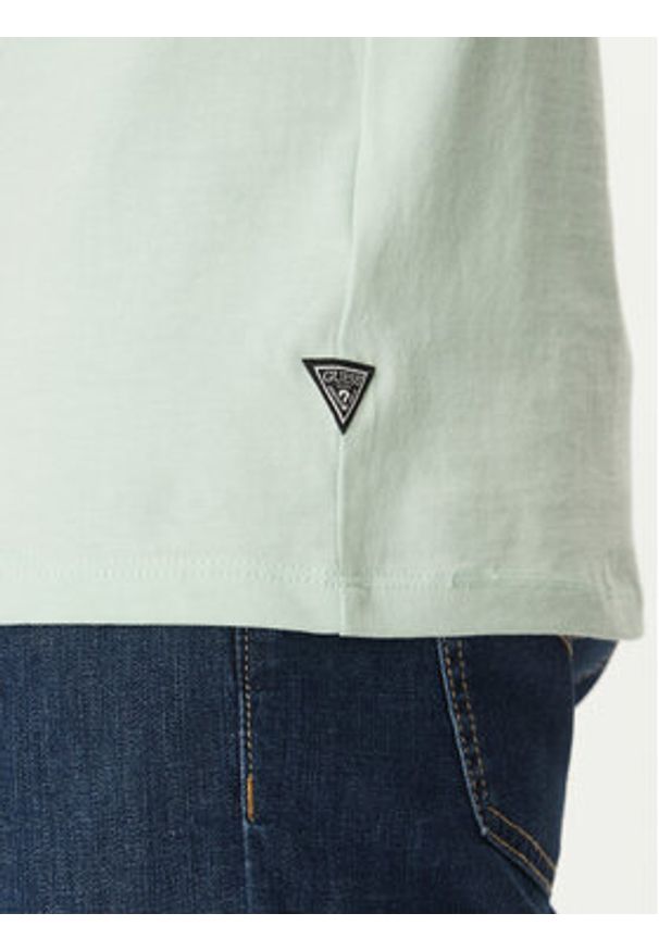 Guess T-Shirt M5GI27 KBW41 Zielony Regular Fit. Kolor: zielony. Materiał: bawełna