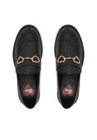Love Moschino - LOVE MOSCHINO Lordsy JA10394G1MIB0000 Czarny. Kolor: czarny. Materiał: skóra
