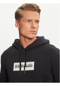 Napapijri Bluza B-Box Logo NP0A4I19 Czarny Regular Fit. Kolor: czarny. Materiał: bawełna #4