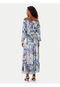 Guess Sukienka letnia W5GT16 WH9Z2 Niebieski Regular Fit. Kolor: niebieski. Materiał: syntetyk. Sezon: lato #5