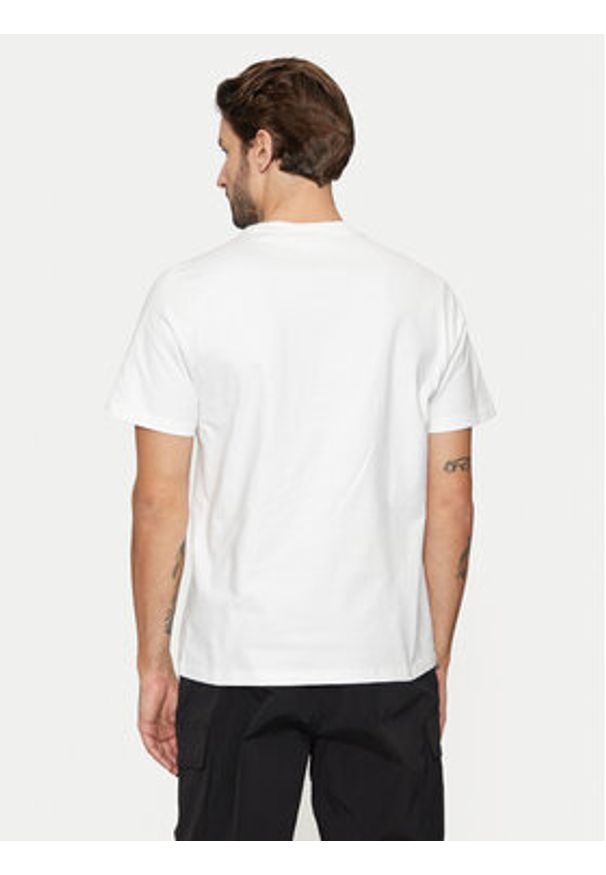 Hunter T-Shirt HARM0039242 Biały Regular Fit. Kolor: biały. Materiał: bawełna