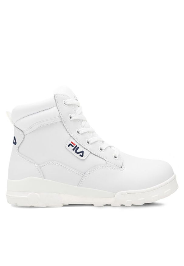 Fila Sneakersy FILA-Grunge II L Mid Wmn FFW0216 10004 Biały. Kolor: biały. Materiał: skóra