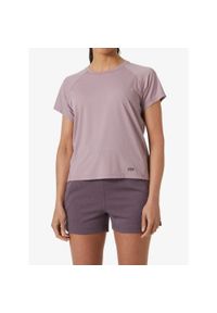 Koszulka damska Helly Hansen W Shine Solen T-Shirt. Kolor: fioletowy