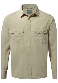 CRAGHOPPERS - Koszula turystyczna męska Craghoppers Kiwi LS Shirt. Kolor: biały
