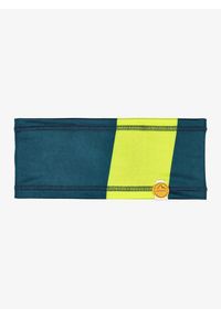 LA SPORTIVA - Opaska sportowa na głowę La Sportiva Diagonal Headband - storm blue/lime punch. Kolor: zielony. Styl: sportowy