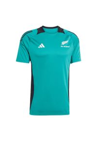 Adidas - Koszulka All Blacks Performance. Kolor: niebieski. Sport: fitness