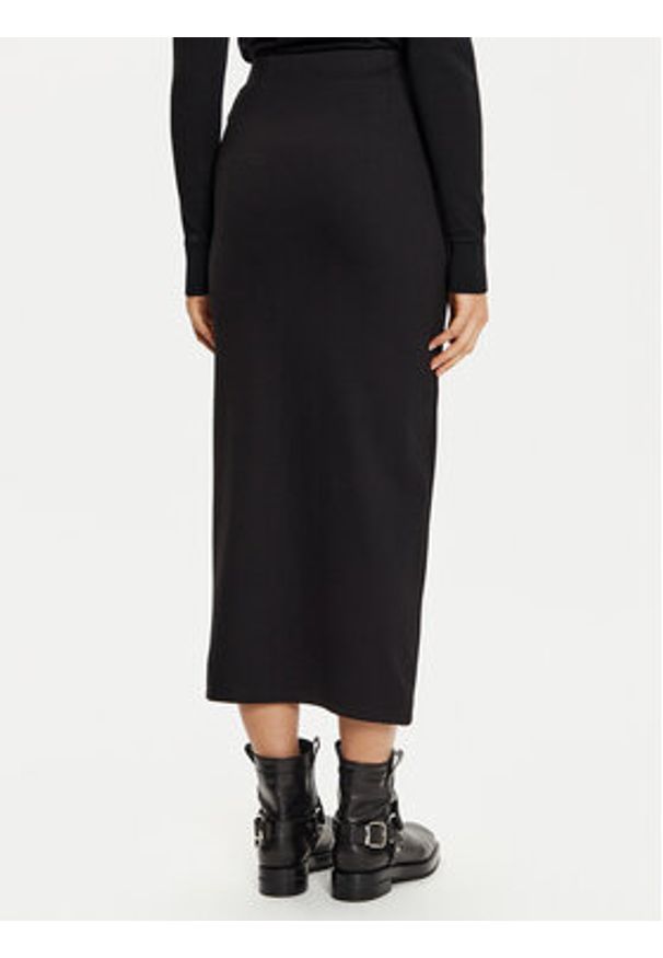 Karen by Simonsen Spódnica maxi Rebecca 10105102 Czarny Slim Fit. Kolor: czarny. Materiał: syntetyk
