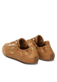 Elisabetta Franchi Sneakersy SA39G61E2 Brązowy. Kolor: brązowy. Materiał: skóra #4