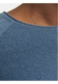 Jack & Jones Sweter Hill 12157321 Niebieski Regular Fit. Kolor: niebieski. Materiał: bawełna