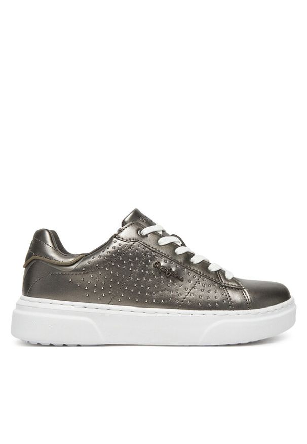 Pepe Jeans Sneakersy Eaton Gala PLS00039 Szary. Kolor: szary. Materiał: skóra