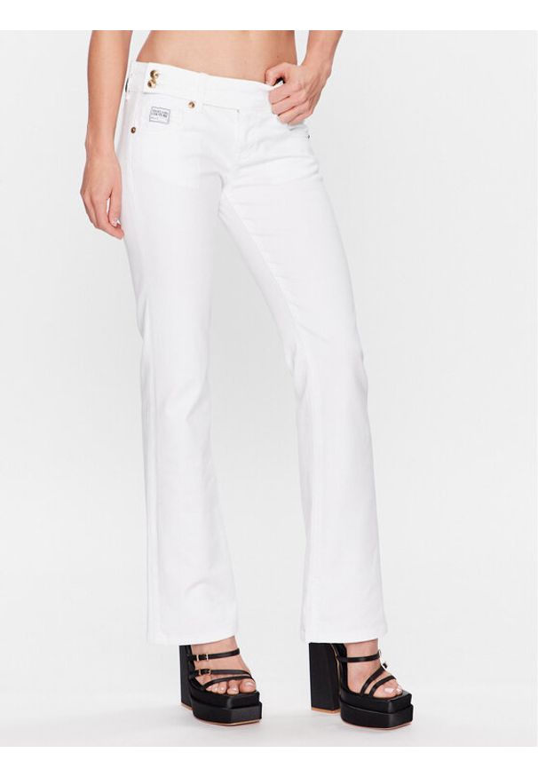Jeansy Versace Jeans Couture. Kolor: biały