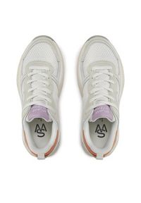 Stuart Weitzman Sneakersy Trainer SH318 Écru. Materiał: materiał #5