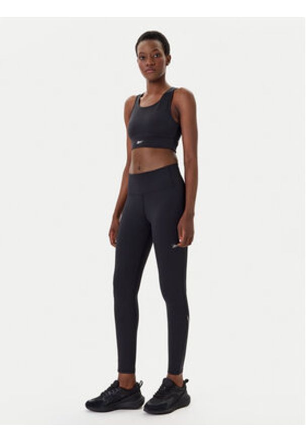 Reebok Legginsy Lux Speed 100205639 Czarny Slim Fit. Kolor: czarny. Materiał: syntetyk