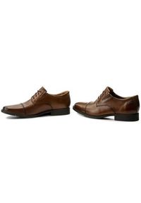 Clarks Półbuty Tilden Cap 261300967 Brązowy. Kolor: brązowy. Materiał: skóra #9
