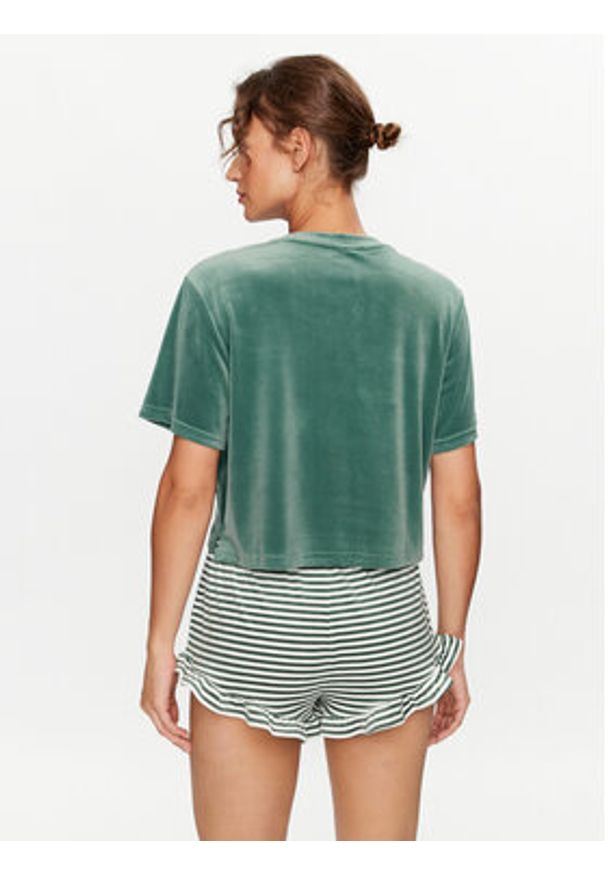 Hunkemöller Koszulka piżamowa 203210 Zielony Comfortable Fit. Kolor: zielony. Materiał: syntetyk