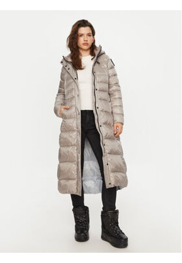 Blauer Kurtka puchowa 24WBLDK03040 Srebrny Regular Fit. Kolor: srebrny. Materiał: syntetyk