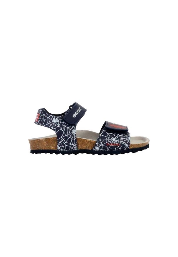Geox - Sandały GEOX J GHITA BOY Niebieski. Kolor: niebieski. Materiał: syntetyk, tkanina. Sezon: lato