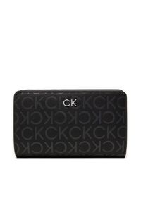 Calvin Klein Duży Portfel Damski Ck Daily Md K60K612683 Czarny. Kolor: czarny. Materiał: skóra