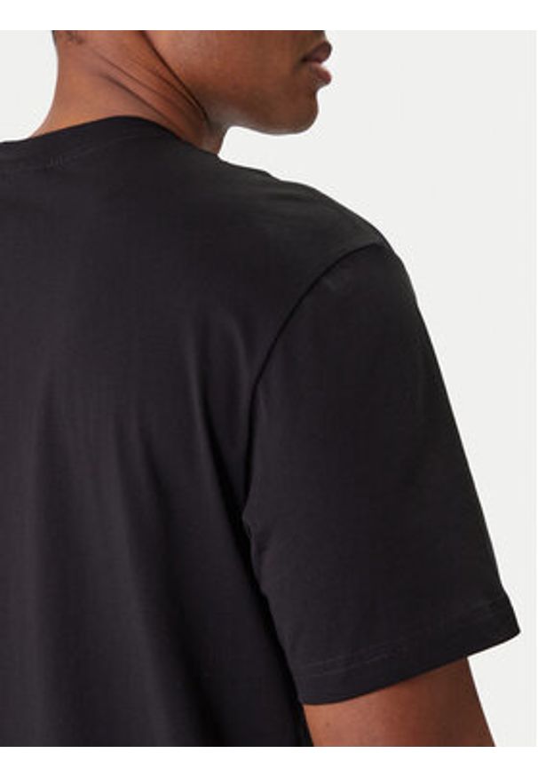 Karl Lagerfeld Jeans T-Shirt B1M17066 Czarny Regular Fit. Kolor: czarny. Materiał: bawełna