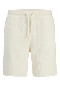 Jack & Jones Szorty materiałowe Jaiden 12274758 Biały Relaxed Fit. Kolor: biały. Materiał: bawełna #7