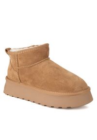 Badura Śniegowce WFA3080-4 Brązowy. Kolor: brązowy. Materiał: skóra, zamsz #3