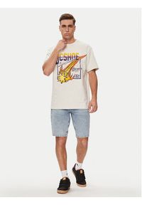 DC Shoes T-Shirt Showtime Starz Hss ADYZT05344 Biały Regular Fit. Kolor: biały. Materiał: bawełna #5