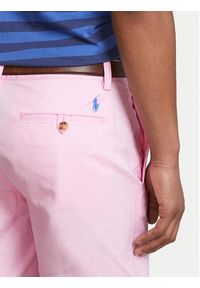 Polo Ralph Lauren Szorty materiałowe 710799213010 Różowy Slim Fit. Kolor: różowy. Materiał: bawełna #5